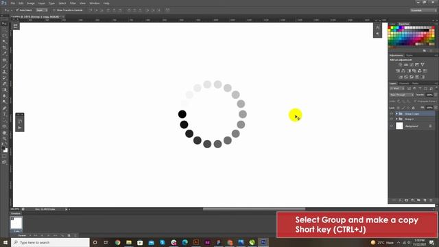 How to make a GIF Loader in photoshop смотреть онлайн