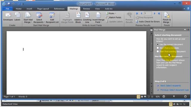 11. Access 2010: Exporting data from a query to Excel and performing a mail merge смотреть онлайн