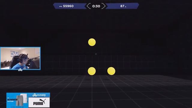 C9 TenZ / Aimlab - gridshot смотреть онлайн