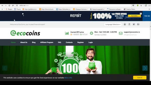 refbit.net кран по сбору сотош смотреть онлайн