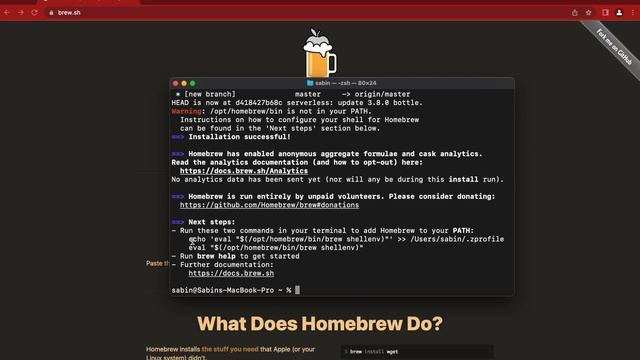 Install Brew (Home Brew) on Mac OS (M1 Chip) смотреть онлайн