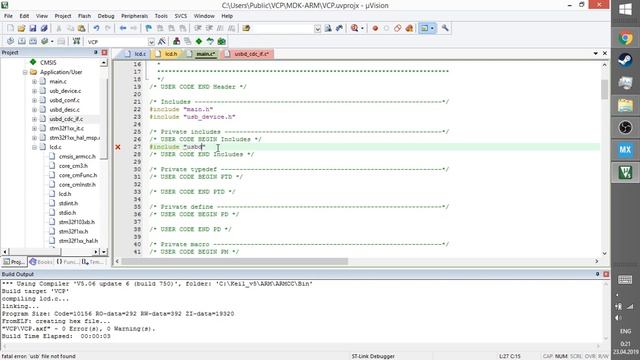 Обмен данными между микроконтроллером STM32F103C8T6 и средой LabView смотреть онлайн