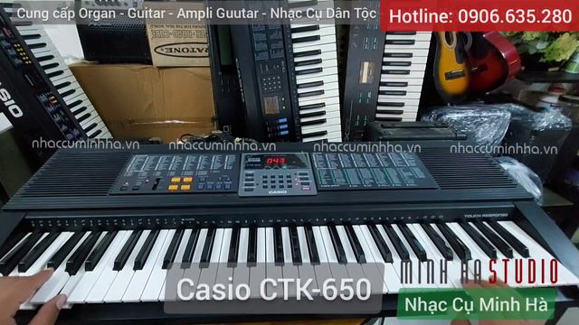 Demo Organ Casio CTK-630 | Casio CTK-560L | Casio CTK-650 | Casio LK-37 | NHẠC CỤ MINH HÀ смотреть онлайн