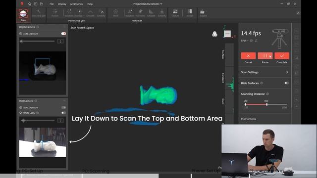 Revopoint INSPIRE 3D Scanner: Standard Package First Use Tutorial смотреть онлайн