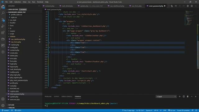 Change password PHP in Dashboard смотреть онлайн
