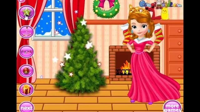 Sofia The First Total Christmas Prep :: Dress Up Games For Girls :: Girl Games And Fun смотреть онлайн