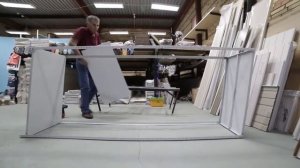 Сборка металлического стеллажа