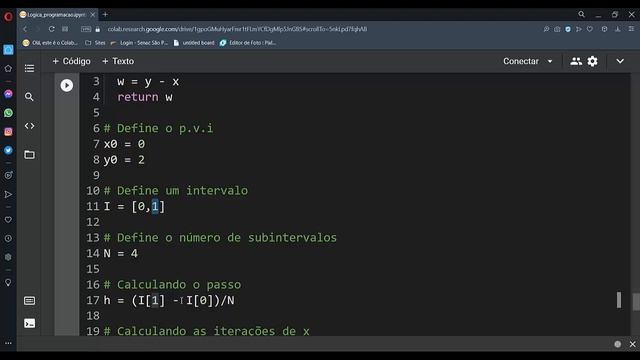 EDO solução numérica - Método de Euler - algoritmo em Python смотреть онлайн