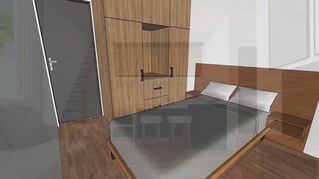 (6x7 Meters) Small House Design | 3 Bedrooms