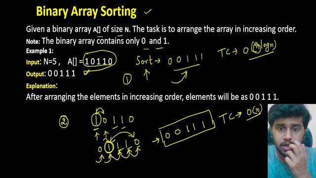 Sort Binary Array | How to Sort Binary Array | C++ | Java |Coder Army Sheet| Sorting of Binary Arra смотреть онлайн