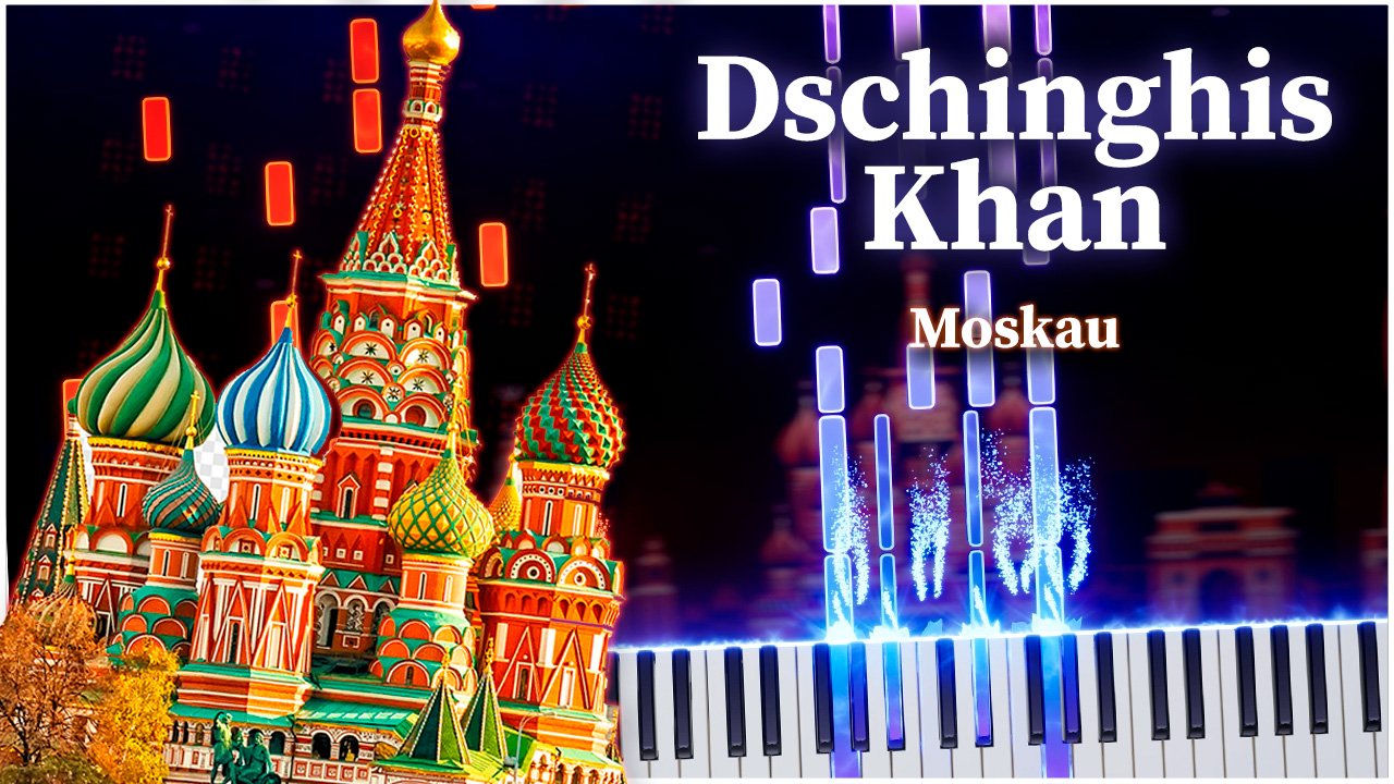 Moskau (Dschinghis Khan) 【 КАВЕР НА ПИАНИНО 】 смотреть онлайн