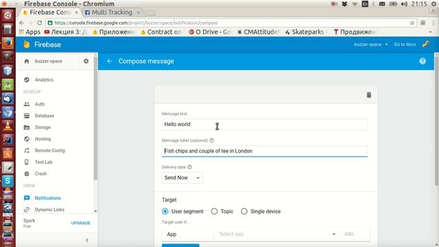 FireBase push notification example смотреть онлайн