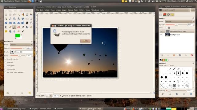 GIMP Liquid Rescale Plug-In Tutorial 1
