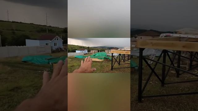 Продолжение строительства по технологии двойной мини-брус. смотреть онлайн