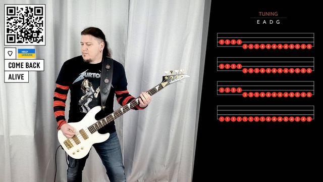 Wake Up Screaming by Paul Stanley | Bass Cover with Tab смотреть онлайн