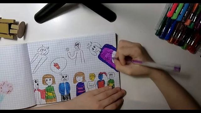 Я люблю #Undertale и #рисую смотреть онлайн