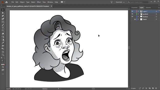 How to Create Halftone Effects in Adobe Illustrator смотреть онлайн