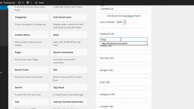 How To use Cool Social Icons Widget WordPress Plugin смотреть онлайн