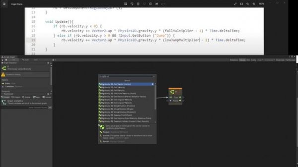 How to Translate C# script to Visual Scripting Graph in Unity
