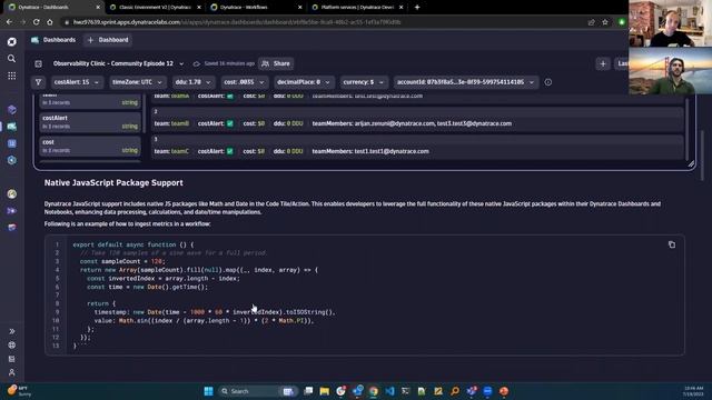 Dynatrace Tips & Tricks - Episode #12 on JavaScript in Dynatrace Best Practices with Arijan Zenuni смотреть онлайн