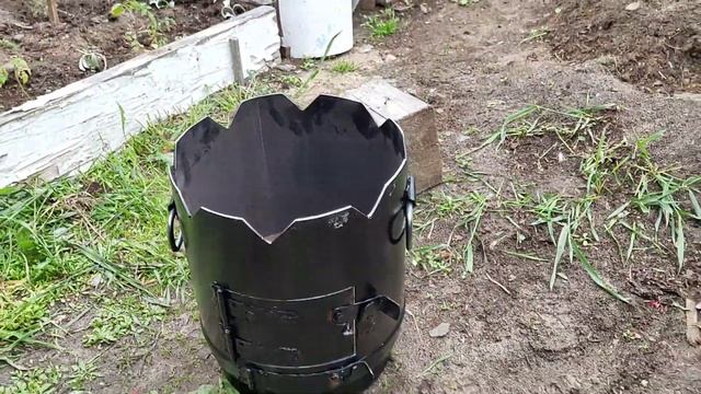 Казан мангал из пропановго баллона 27л. смотреть онлайн