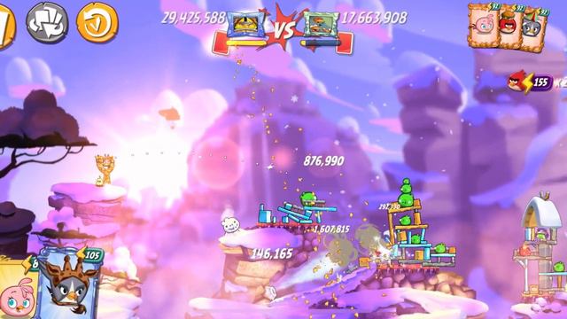 Angry birds 2 -arena of the day with silver,Stella,Hal,blue & red completed without gem 💎 29/5/2021 смотреть онлайн