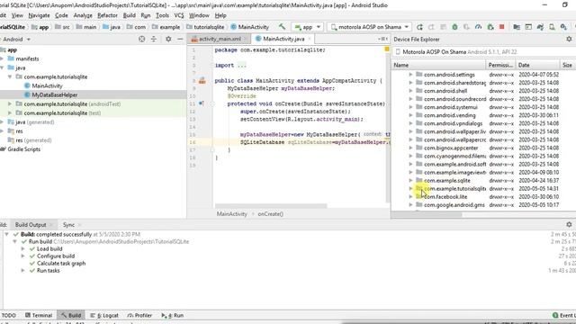 Tutorial 28: SQLite database connectivity in Android(Part-3) смотреть онлайн