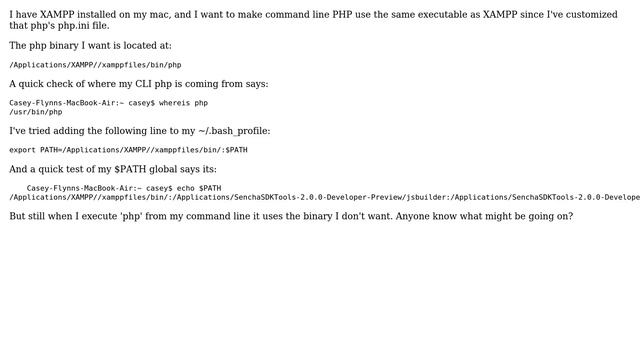 Can't change path location of PHP on mac os x snow leopard смотреть онлайн