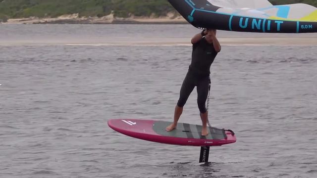 10 - поворот на ветер (Wing Foil_ Toe To Heel Tack)