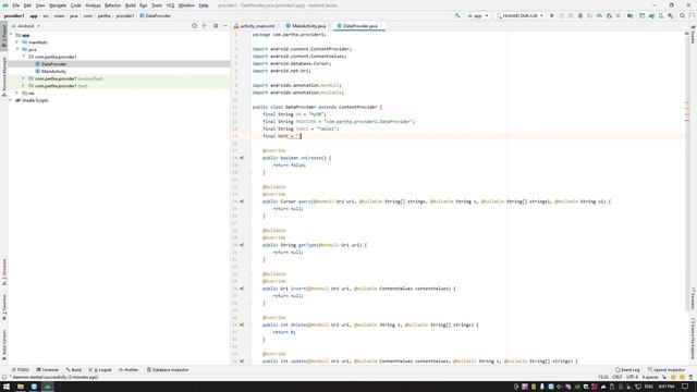 Android Training - 07 Content Provider & SQlite смотреть онлайн