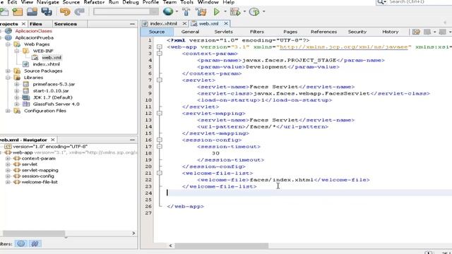 Java MVC EJB JPA Postgresql primefaces cambiar puerto Glasfish Vídeo 6 смотреть онлайн