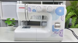 Janome XV-7. Заправка нижней нити