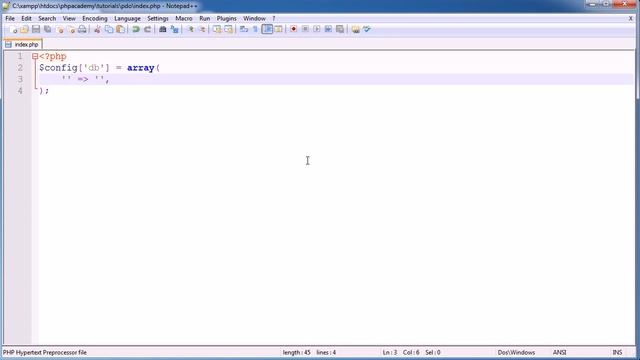 PHP Tutorials PDO Connecting to a Database Part 1 7 смотреть онлайн