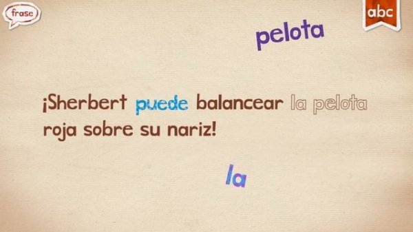 Endless Spanish Letter P - Sight Words: PALO, PAPÁ, PAPEL, PASTEL, PASTO, ... | Originator Games