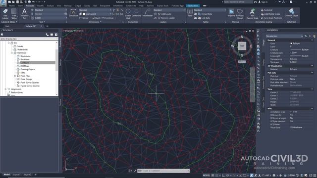 Creating And Adding Data To A Surface in Civil 3D смотреть онлайн
