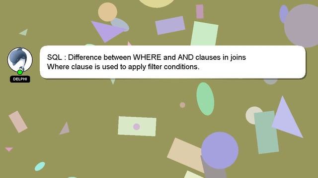 SQL : Difference between WHERE and AND clauses in joins смотреть онлайн