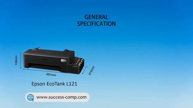 Epson EcoTank L121 Printer Specification | Spesifikasi Epson L121