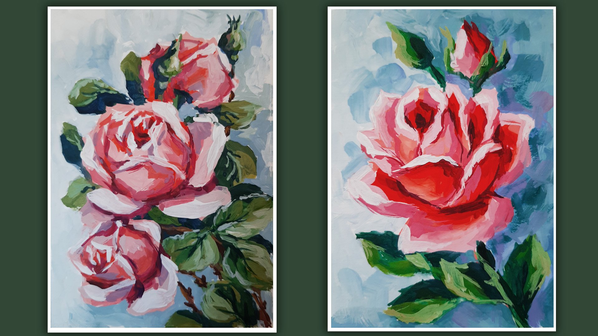 КАК НАРИСОВАТЬ МИНИ ОТКРЫТКИ ГУАШЬЮ.РИСУЕМ ОТКРЫТКУ НА 8 МАРТА.ПРОСТОЙ РИСУНОК НА ДЕНЬ РОЖДЕНИЯ.РОЗЫ смотреть онлайн