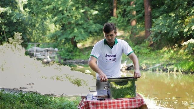 Обзор коптильни горячего копчения КН15 смотреть онлайн