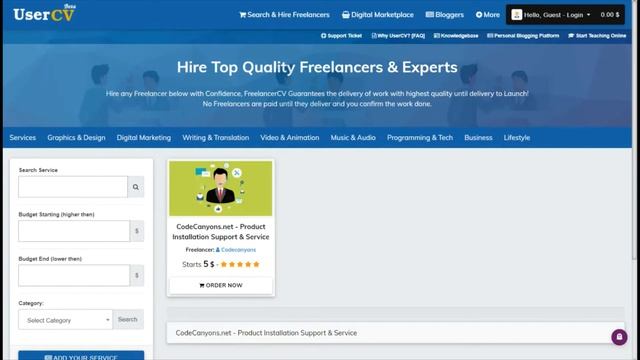 Freelancer Marketplace with Personal CV | Resume | About page builder - FreelancerCV смотреть онлайн