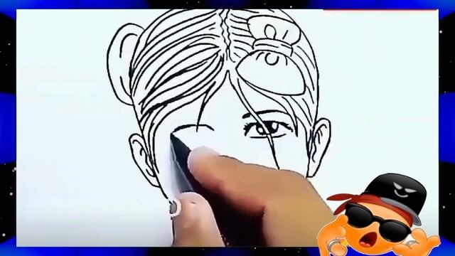 Как нарисовать стильную девочку (6) смотреть онлайн