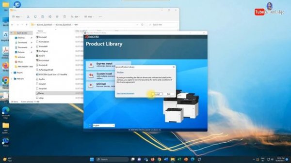 Kyocera Ecosys M2040dn printer network setup | Kyocera 2040 Driver installation on netwok?