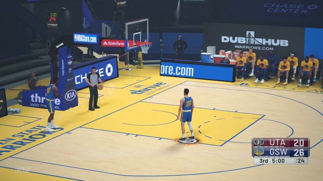 NBA 2K21 | JAZZ at WARRIORS | Realistic Emulation | Curry and the Warriors outshined the Jazz смотреть онлайн