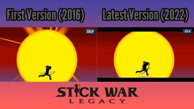 Stick War: Legacy Old Vs Stick War: Legacy New Intro Comparison смотреть онлайн