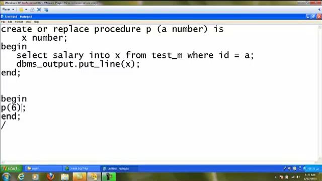 Procedure in Oracle PL SQL By Dr. RD Balaji смотреть онлайн