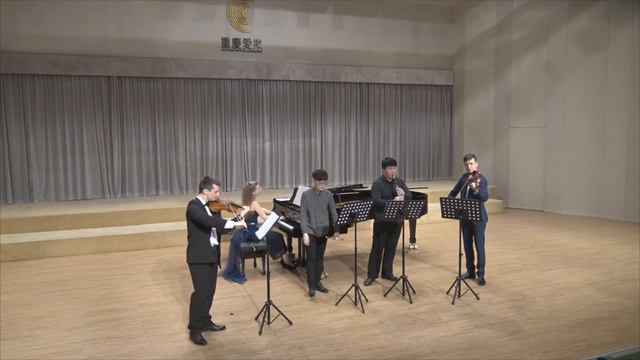 Antract for 3 act of Bizet's Carmen. Arrangement for violin, flute, viola, clarinet, piano смотреть онлайн