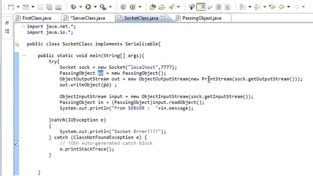 Java programming part 50 Java Sockets 3 : ObjectInputStream ObjectOutputStream смотреть онлайн