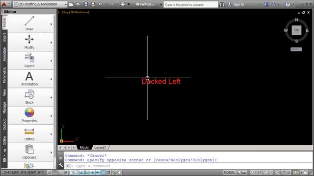 Reposition AutoCAD Ribbon смотреть онлайн