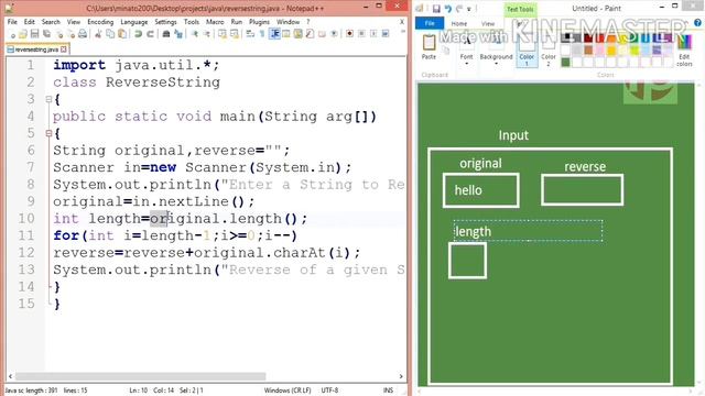 Reverse a given String | java | Tamil смотреть онлайн