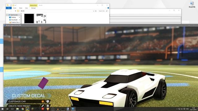 How to make FULL COLOR Custom Decals in Rocket League (TUTORIAL) смотреть онлайн